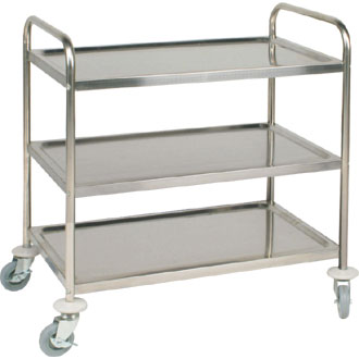 Stainless Steel Trolley -  Simple Self Assembly